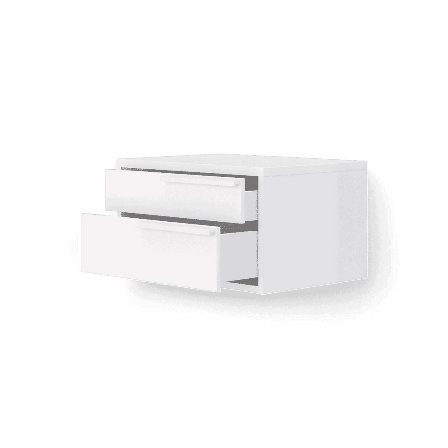 Table de chevet Monarch blanche droite