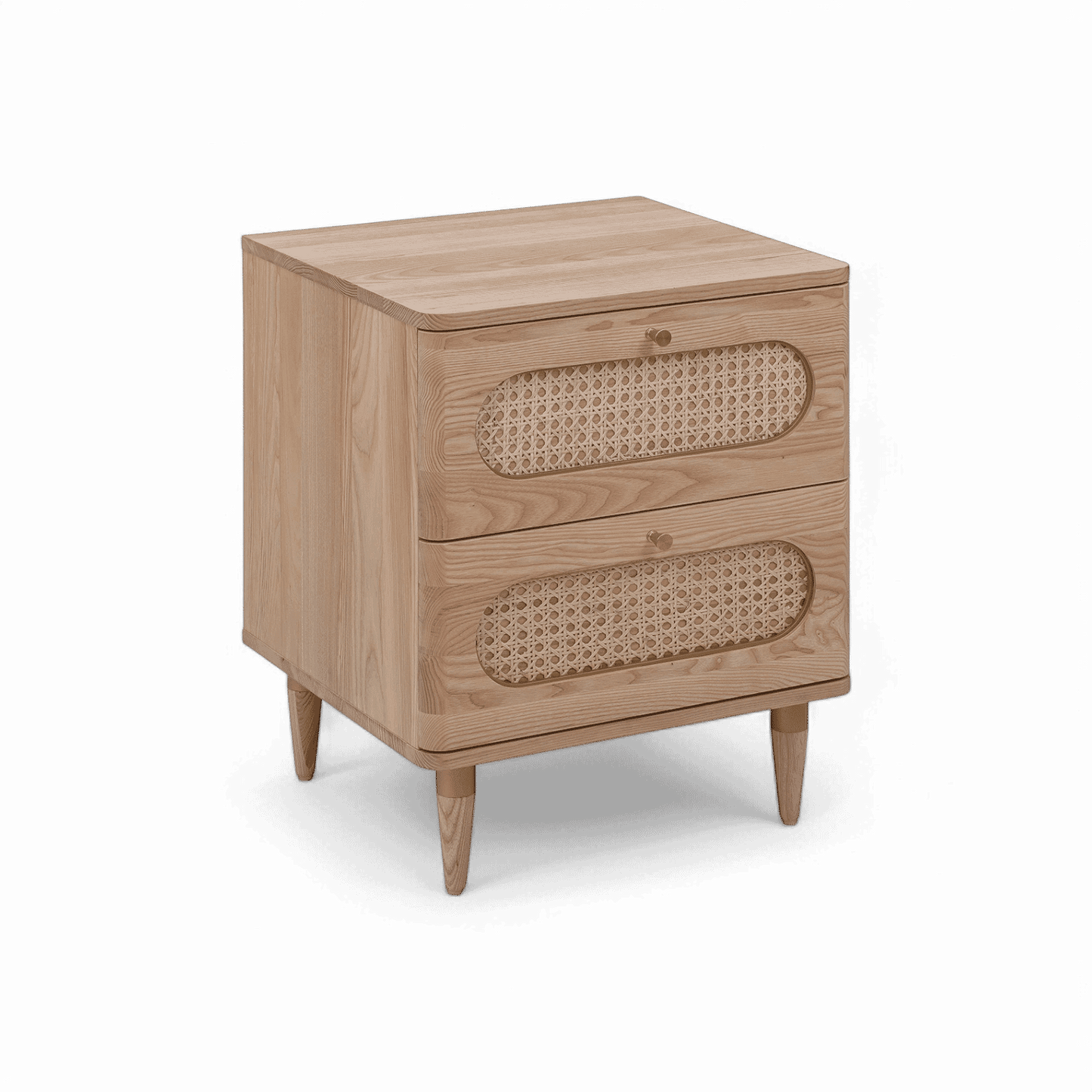 Table de chevet Frost en rotin naturel