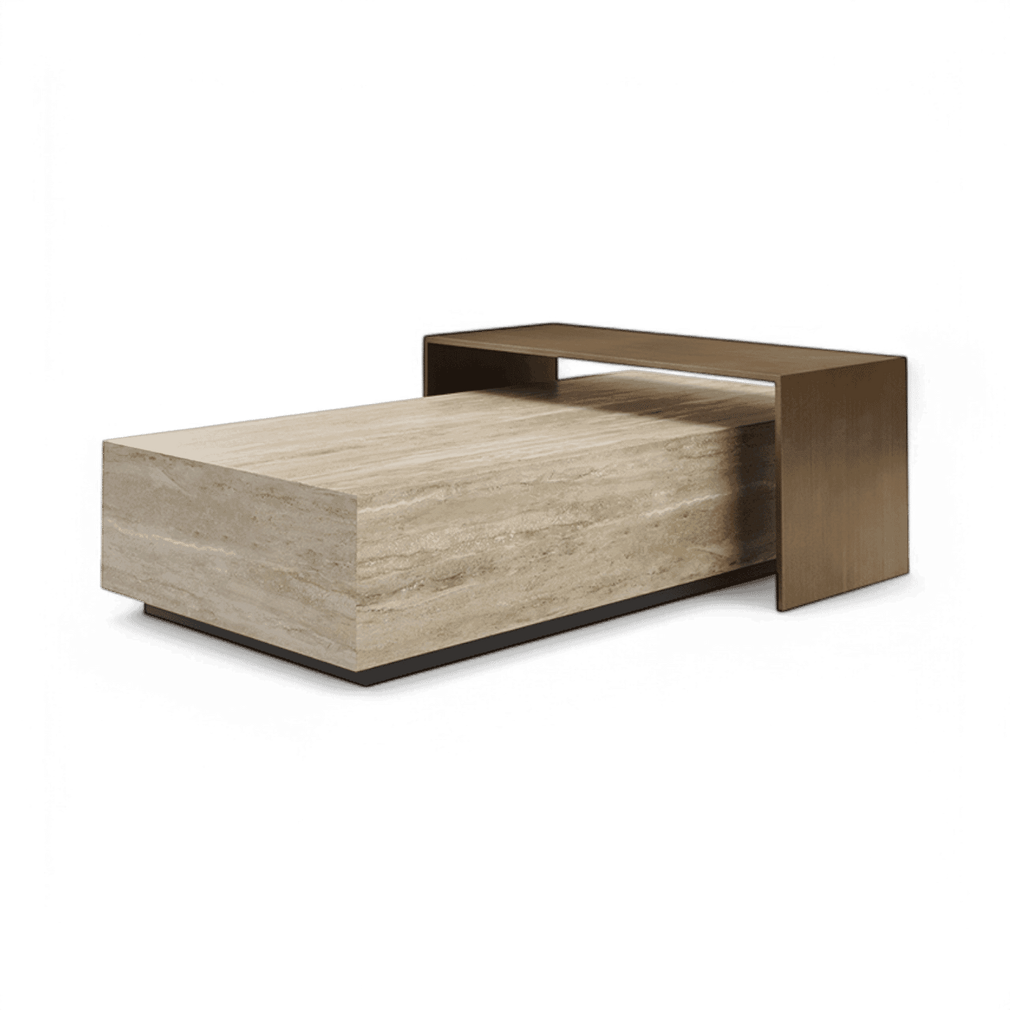 Table basse Roma en travertin
