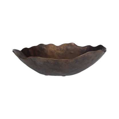 Bol fleuri en bronze