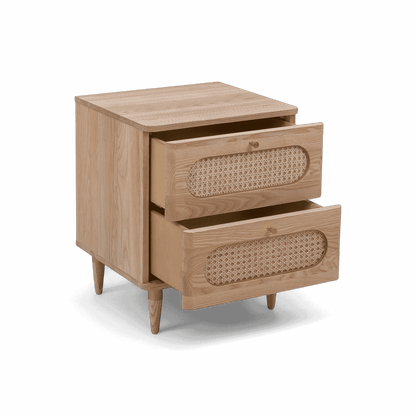 Table de chevet Frost en rotin naturel