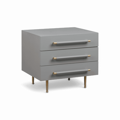 Table de chevet grise Glade