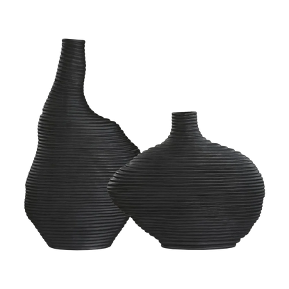 Ensemble de récipients Teraform noirs