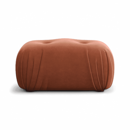 Ottoman Dune en velours terre cuite
