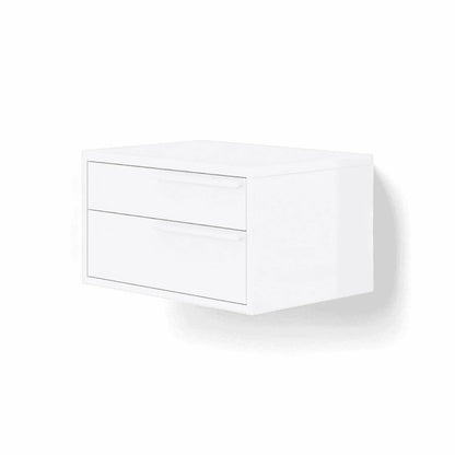 Table de chevet Monarch blanche droite
